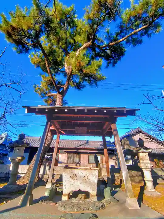 神明社(土田)の手水舎