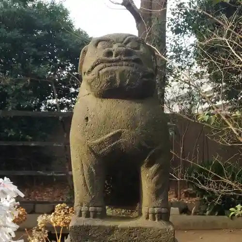 御田八幡神社の狛犬