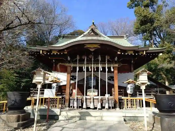 鎮守氷川神社の本殿・本堂