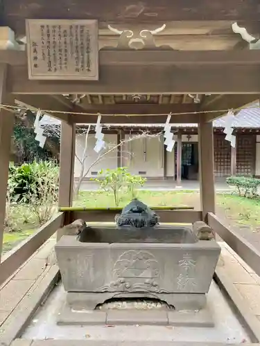江島神社の手水舎