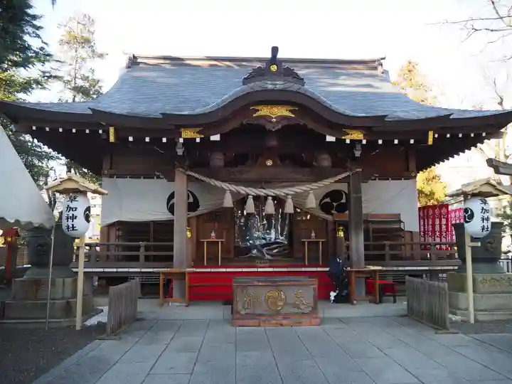 草加神社の本殿・本堂