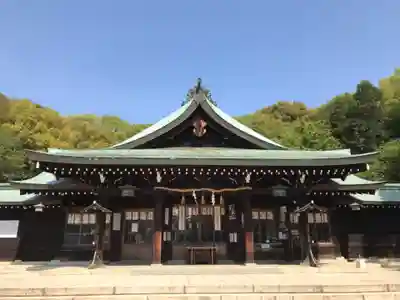 岡山縣護國神社の本殿・本堂