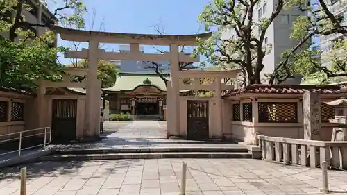 坐摩神社の鳥居