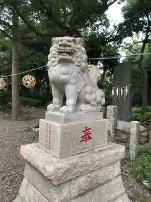 菊田神社の狛犬