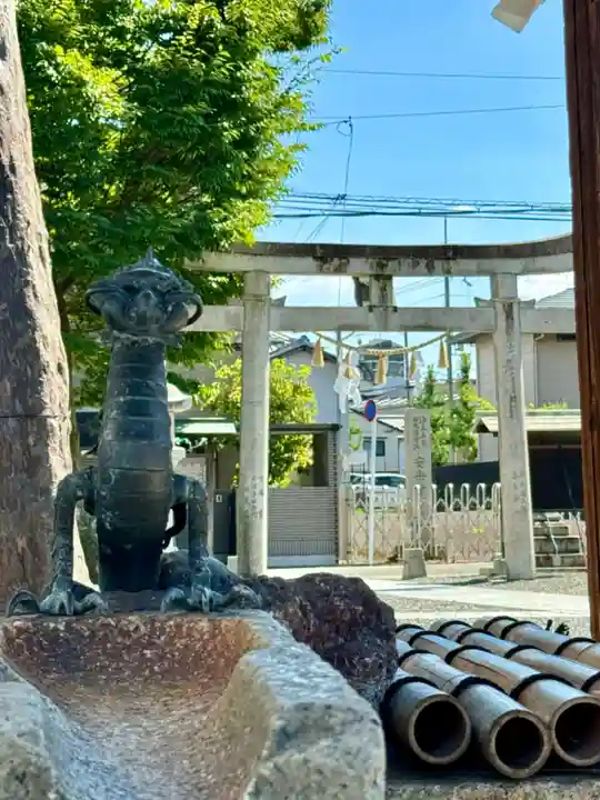 下桂御霊神社の鳥居