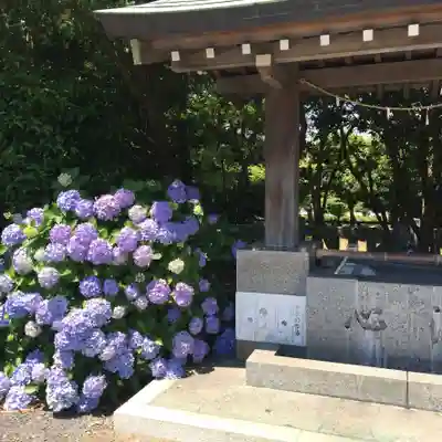 龍口明神社の手水舎