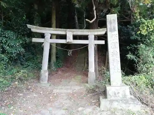 顕國魂神社の鳥居