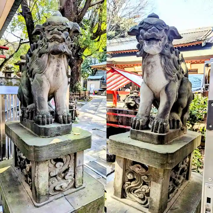 王子稲荷神社の狛犬