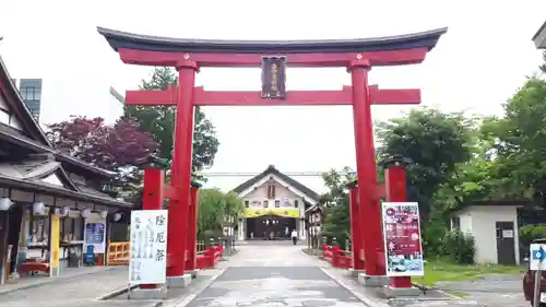 善知鳥神社の鳥居