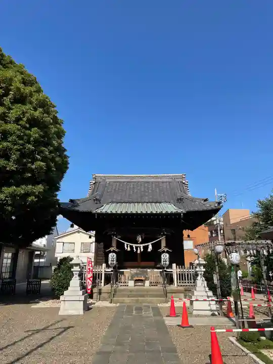 嶺白山神社の本殿・本堂