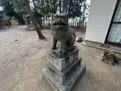 鏡作伊多神社の狛犬