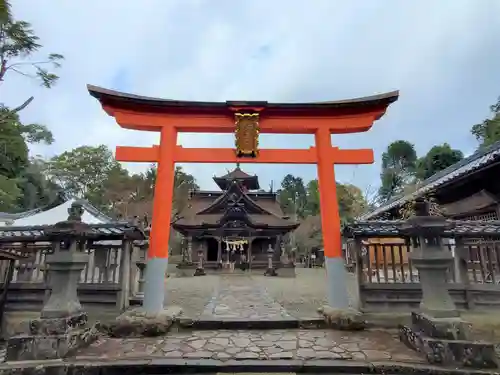 柏原八幡宮の鳥居