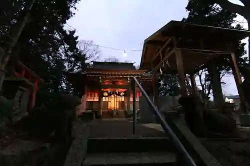 阿久津「田村神社」（郡山市阿久津町）旧社名：伊豆箱根三嶋三社の本殿・本堂