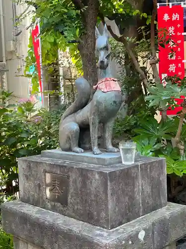 装束稲荷神社（王子稲荷神社境外摂社）の狛犬