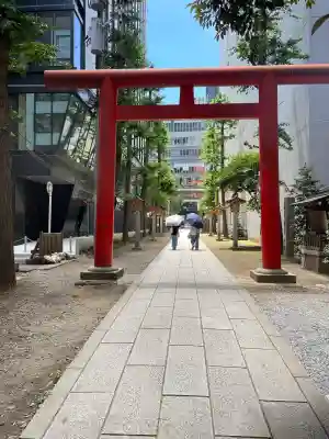 花園神社の鳥居