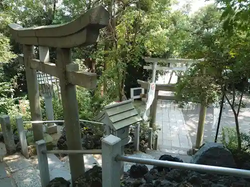 多摩川浅間神社の鳥居