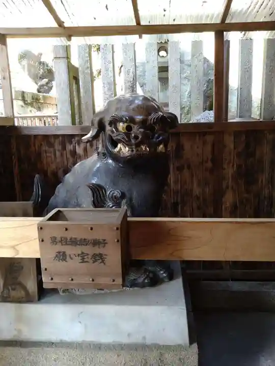 由加神社(和気由加神社)の狛犬