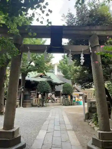 小野照崎神社の鳥居