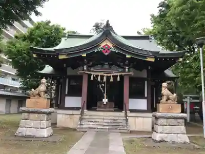 蓮根氷川神社の本殿・本堂