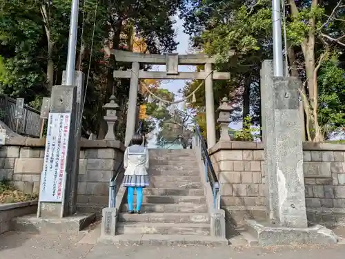 篠原八幡神社の鳥居