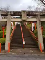 足立山妙見宮(御祖神社)の鳥居