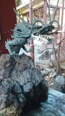 品川貴船神社の手水舎