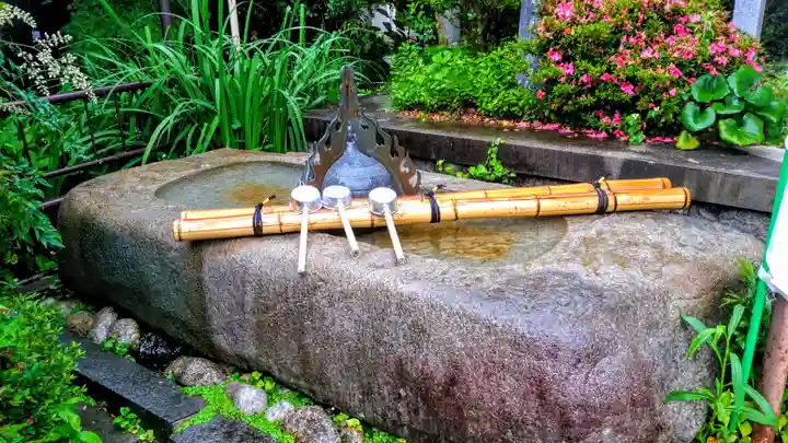 徳王稲荷社・金刀比羅社の手水舎