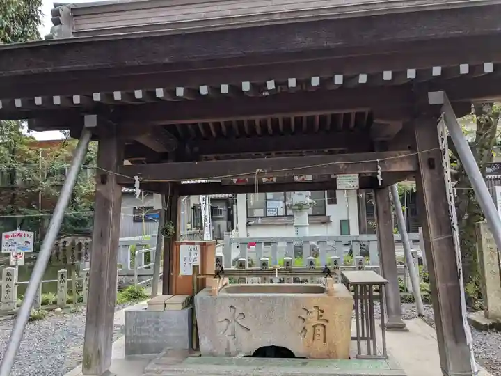 白山神社(二子町)の手水舎