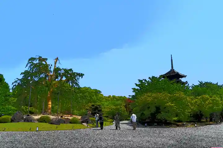 東寺(教王護国寺)の景色