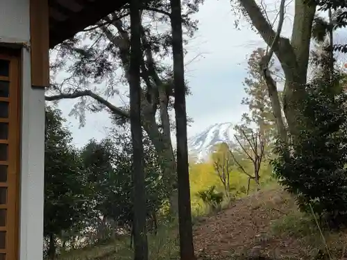 須山浅間神社の景色