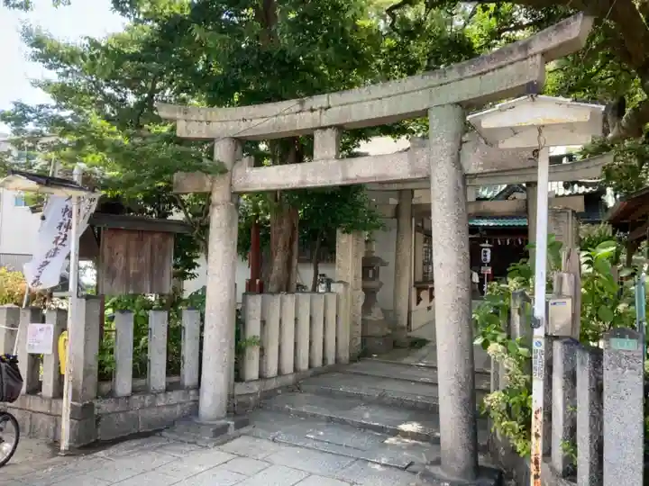 甲子園八幡神社の鳥居