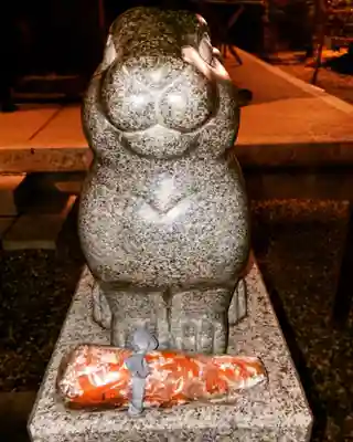 三輪神社の狛犬