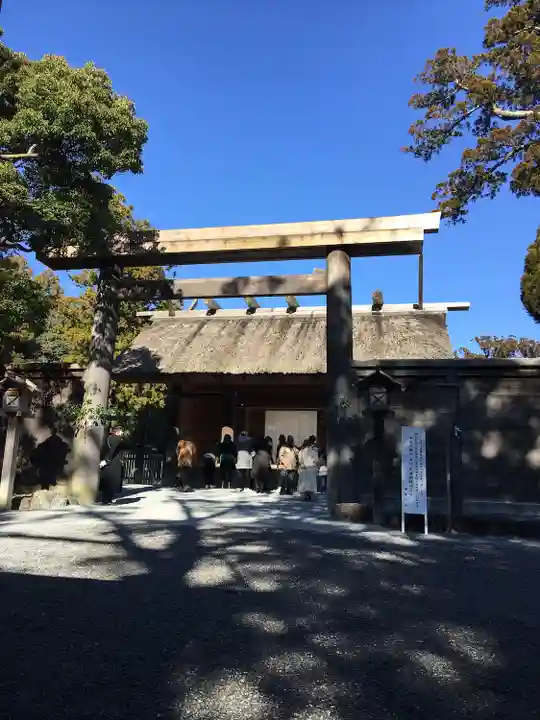 伊勢神宮内宮(皇大神宮)の鳥居
