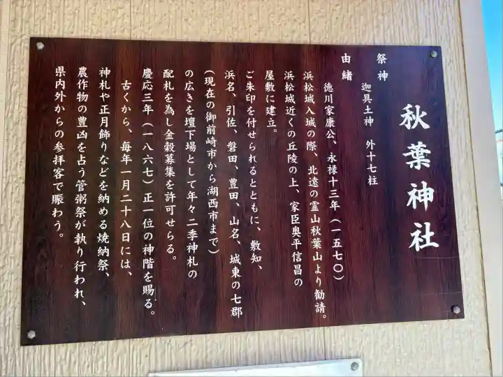 浜松秋葉神社(静岡県)