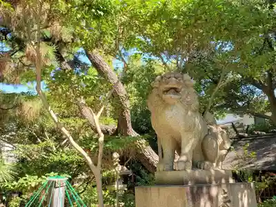東明八幡神社の狛犬