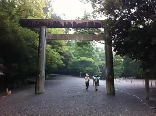 伊勢神宮内宮（皇大神宮）の鳥居