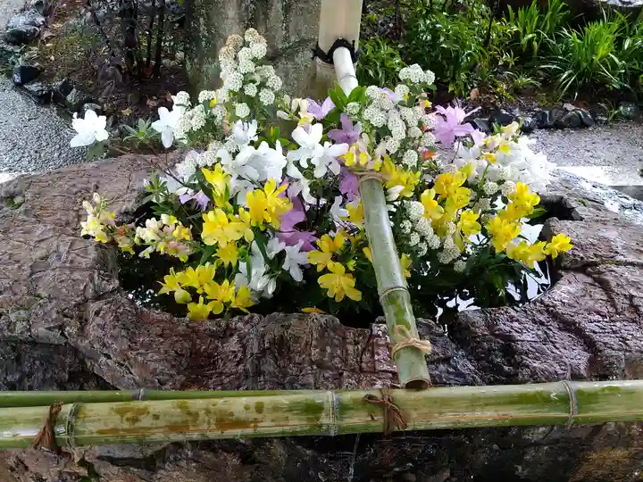阿智神社の手水舎