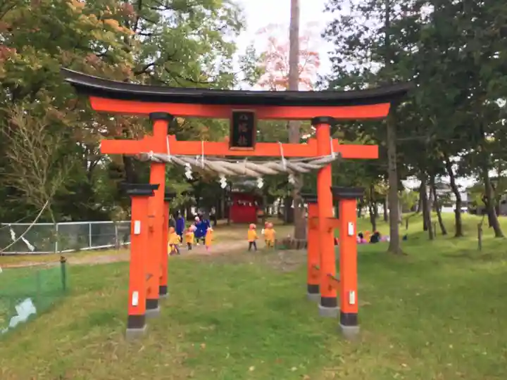 生島足島神社の鳥居