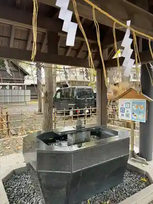 新琴似神社の手水舎