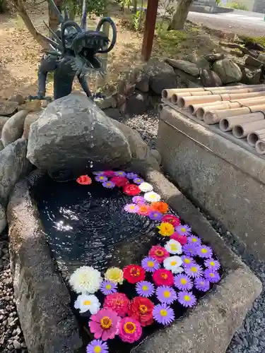 大鏑神社の手水