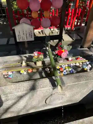 新田神社の手水舎
