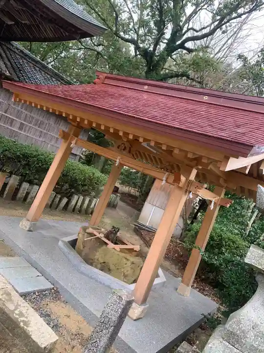 杜屋神社の手水舎