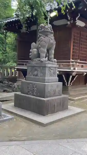 牛嶋神社の狛犬