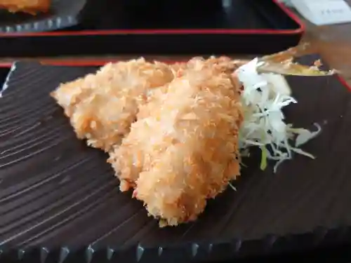 多比神社の食事