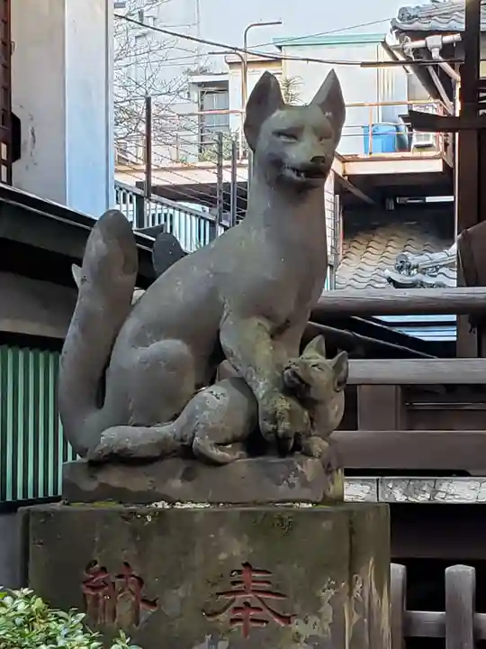 柳森神社の狛犬