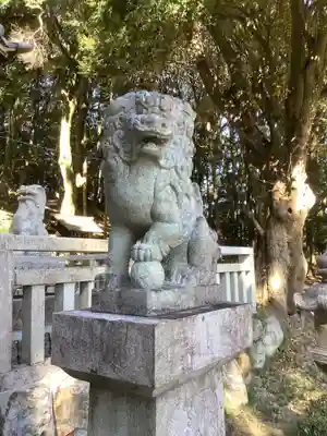 五社神社の狛犬
