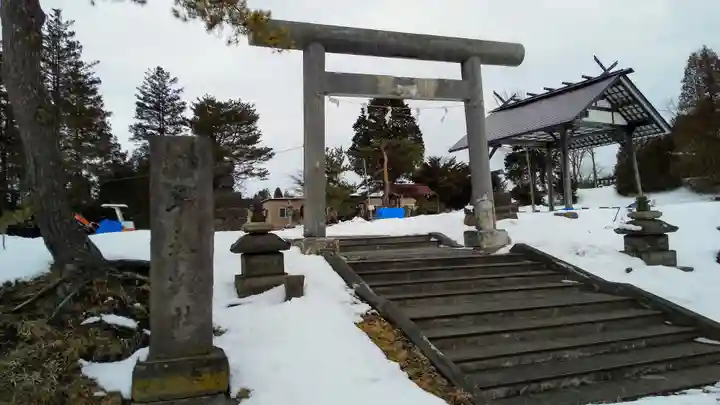 早来神社の鳥居