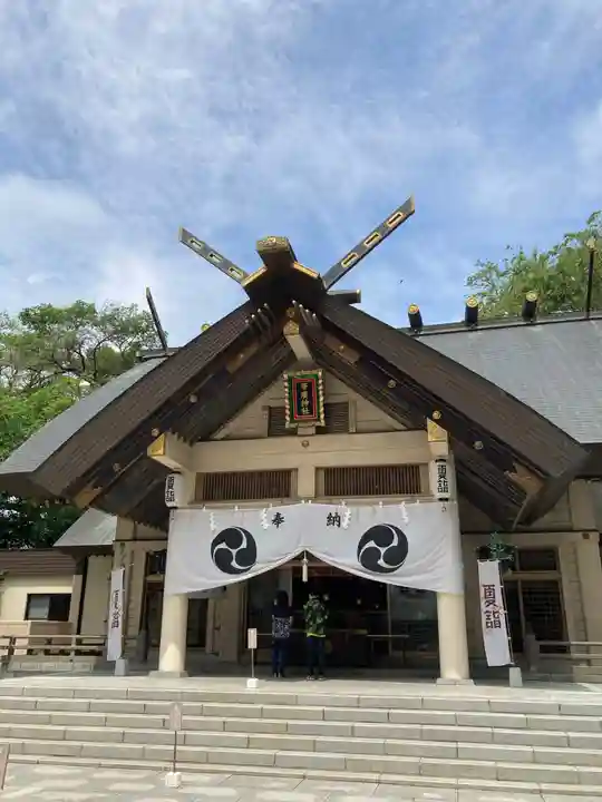 帯廣神社の本殿・本堂