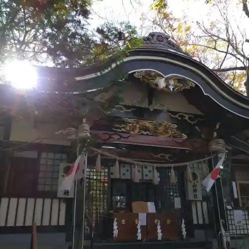 新屋山神社の本殿