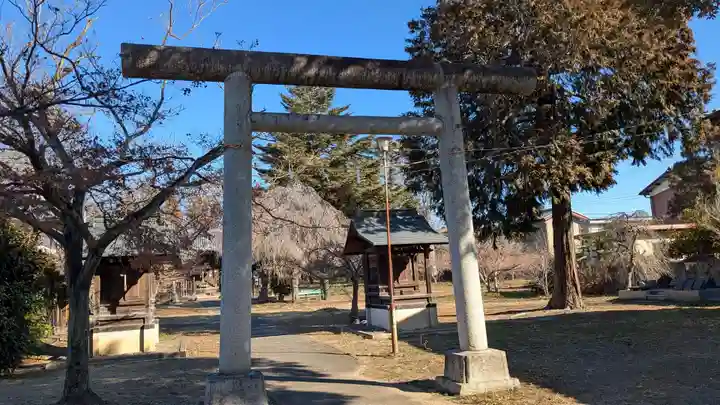 大我井神社の鳥居